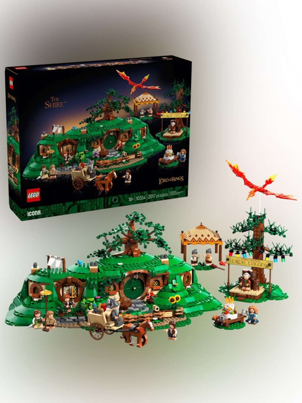 LEGO Icons The Lord of the Rings The Shire (10354) – 2,017 Pieces